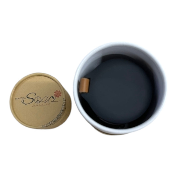 Beautiful Soul Live Life to the Fullest stainless steel water bottle w PU sleeve - Picture 7 of 12